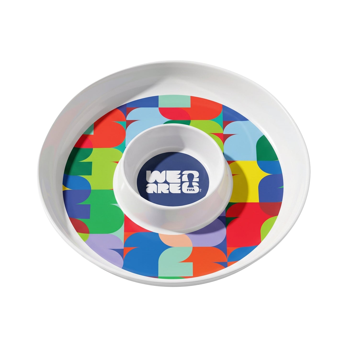 FIFA 26 Can Mex Us Melamine Chip & Dip 13"D