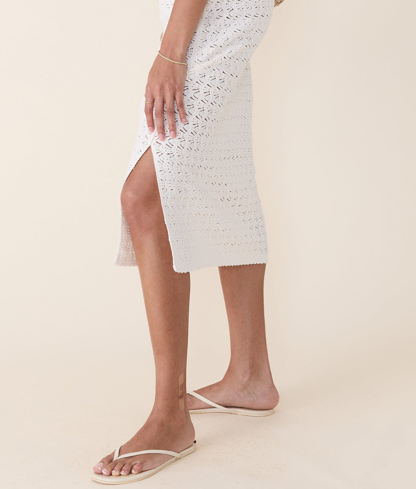 Mirage Sweater Dress (Cream)