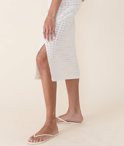 Mirage Sweater Dress (Cream)