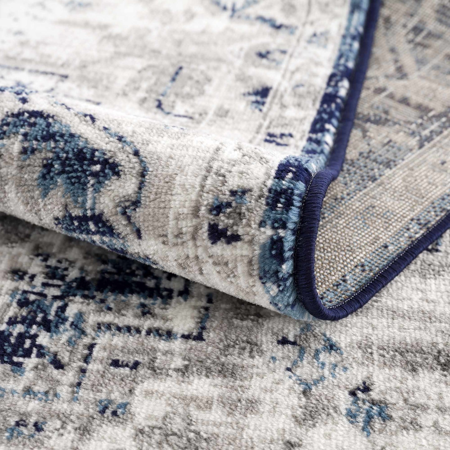 Buenaventura Navy Area Rug - Clearance