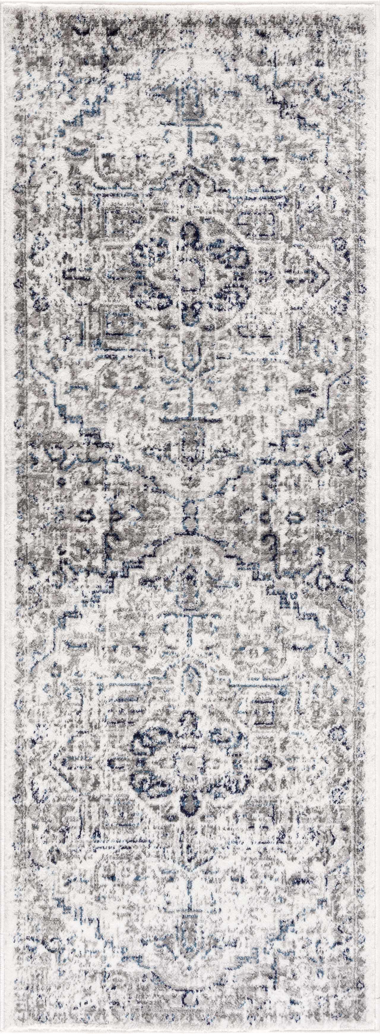 Buenaventura Cream & Navy Area Rug - Clearance