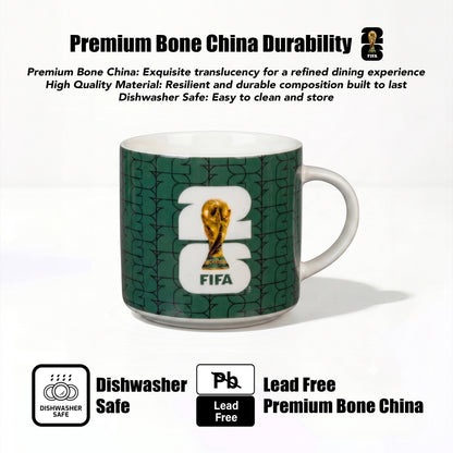 FIFA Trophy Mug 21.9 OZ./650 Ml Color Glaze Bone China
