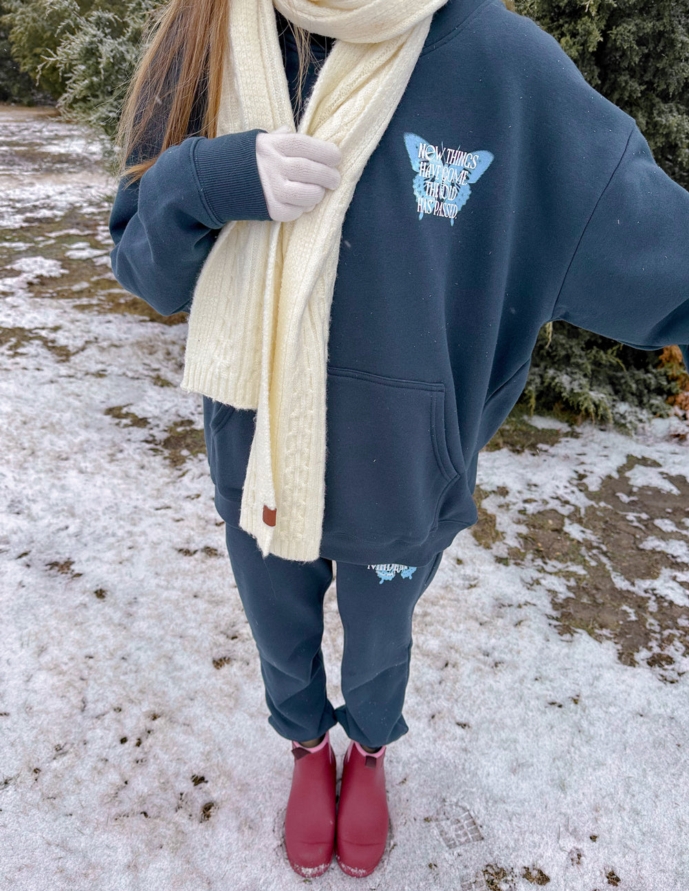 Elevated Faith Made New Butterfly Unisex Hoodie