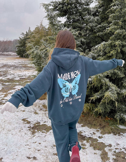 Elevated Faith Made New Butterfly Unisex Hoodie