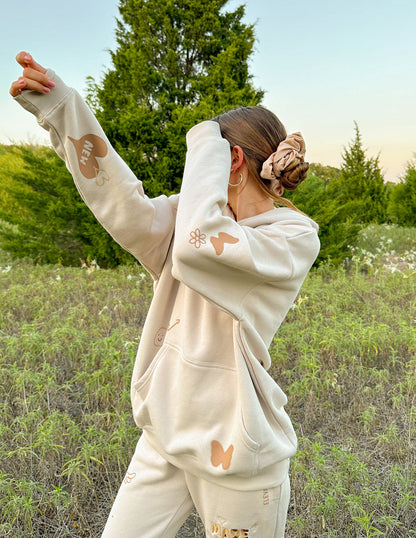 Elevated Faith Made New Cream Unisex Hoodie