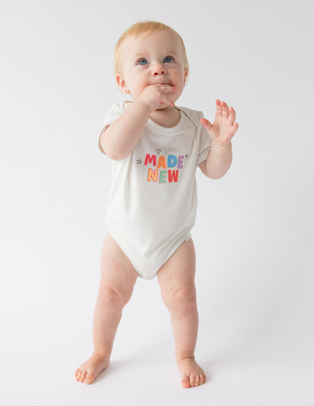 Elevated Faith Made New Onesie