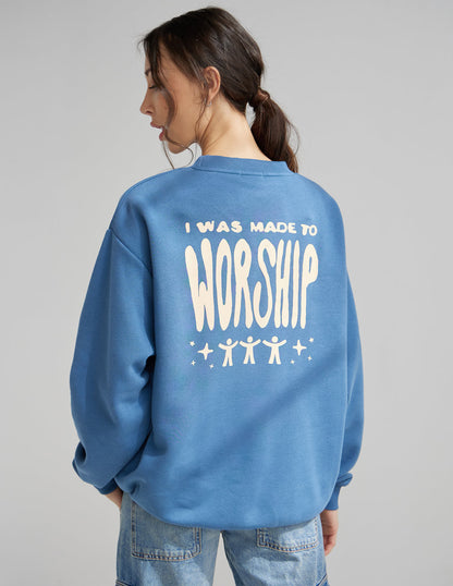 Elevated Faith Made to Worship Unisex Crewneck