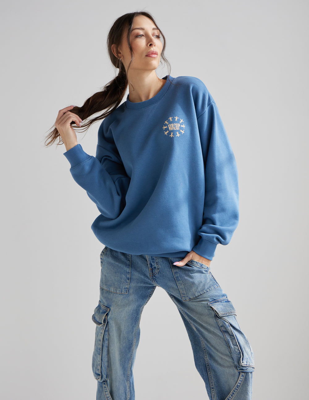 Elevated Faith Made to Worship Unisex Crewneck