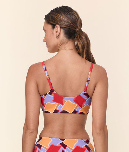 The Maui Bikini Top - Eco Nylon - Mod Geo