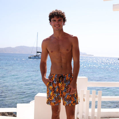 Kulani Kinis Men's Swim Trunks - Frangipani Fizz - FINAL SALE