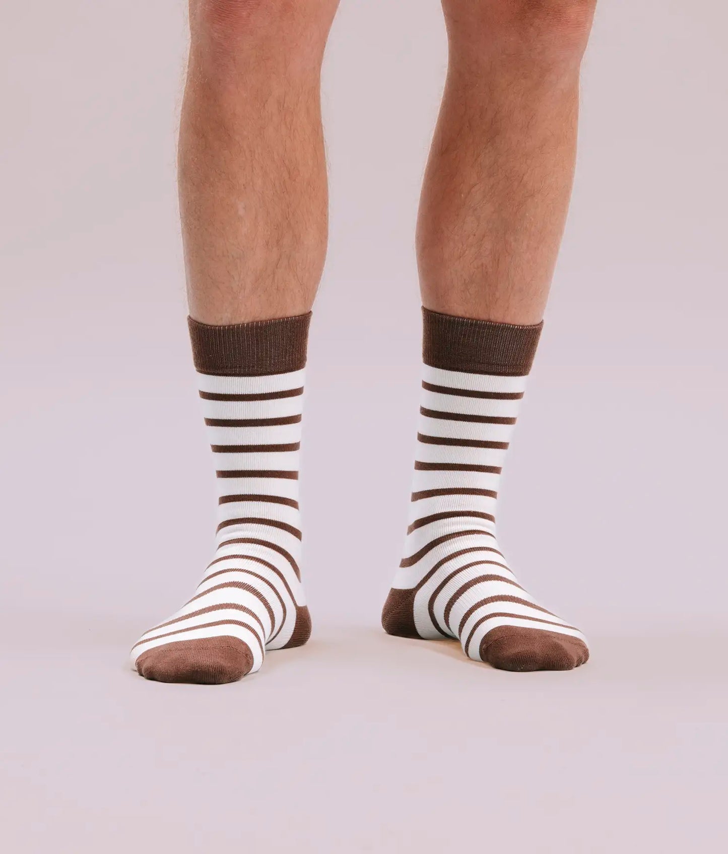 Mens Crew Sock - Cotton Blend - Mustang Comi Stripe