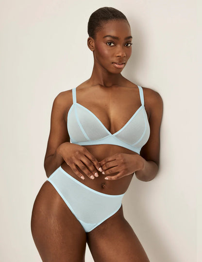Mesh Deep V Bra - Last Call