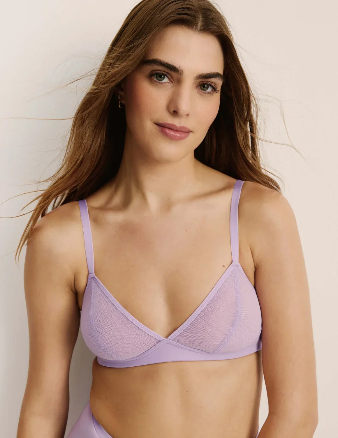 Mesh Deep V Bra - Last Call