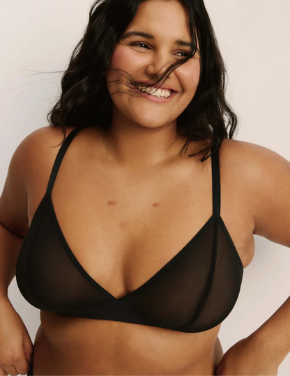 Mesh Deep V Bra - Last Call