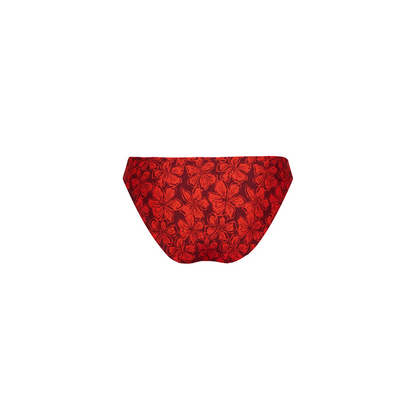 Kulani Kinis Minimal Full Coverage Bikini Bottom - Sassy Sangria