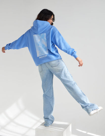 Elevated Faith Miracles Blue Unisex Hoodie