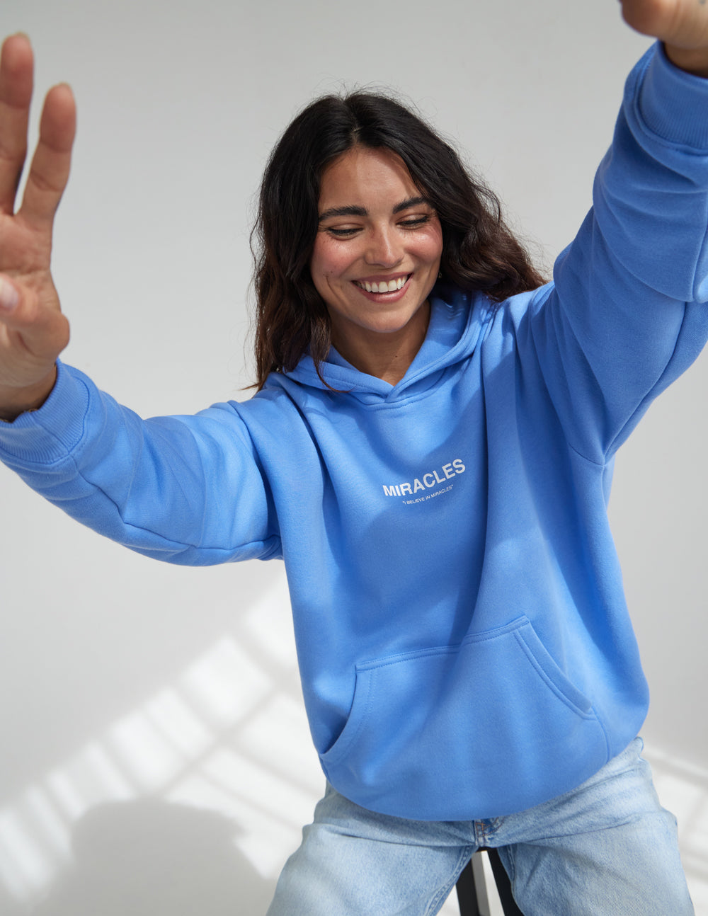 Elevated Faith Miracles Blue Unisex Hoodie