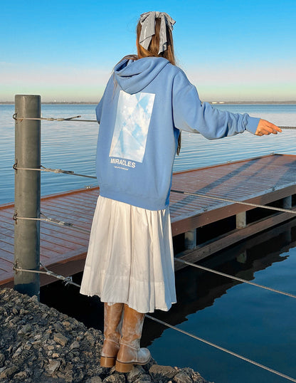 Elevated Faith Miracles Blue Unisex Hoodie