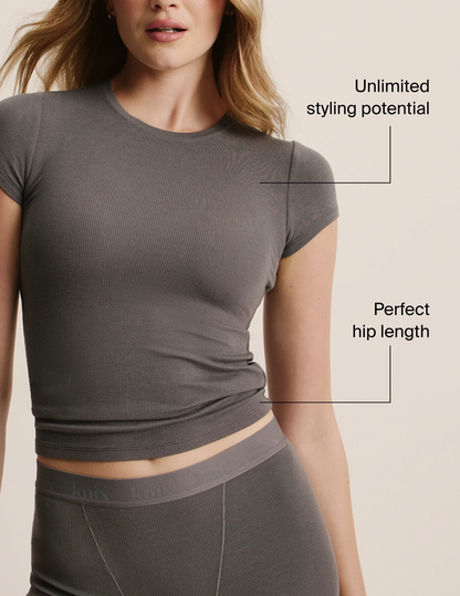Modal Rib T-Shirt
