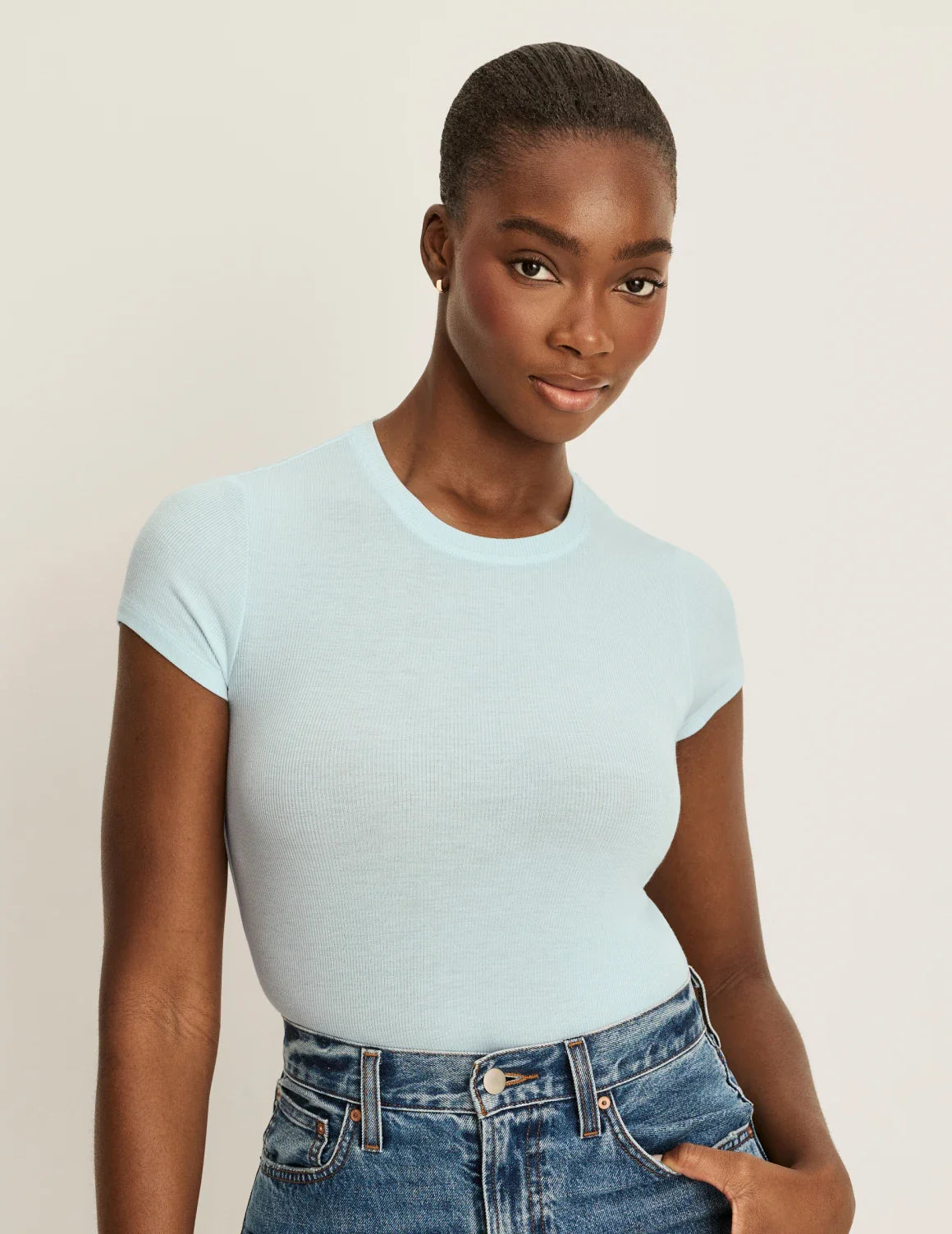 Modal Rib T-Shirt - Last Call