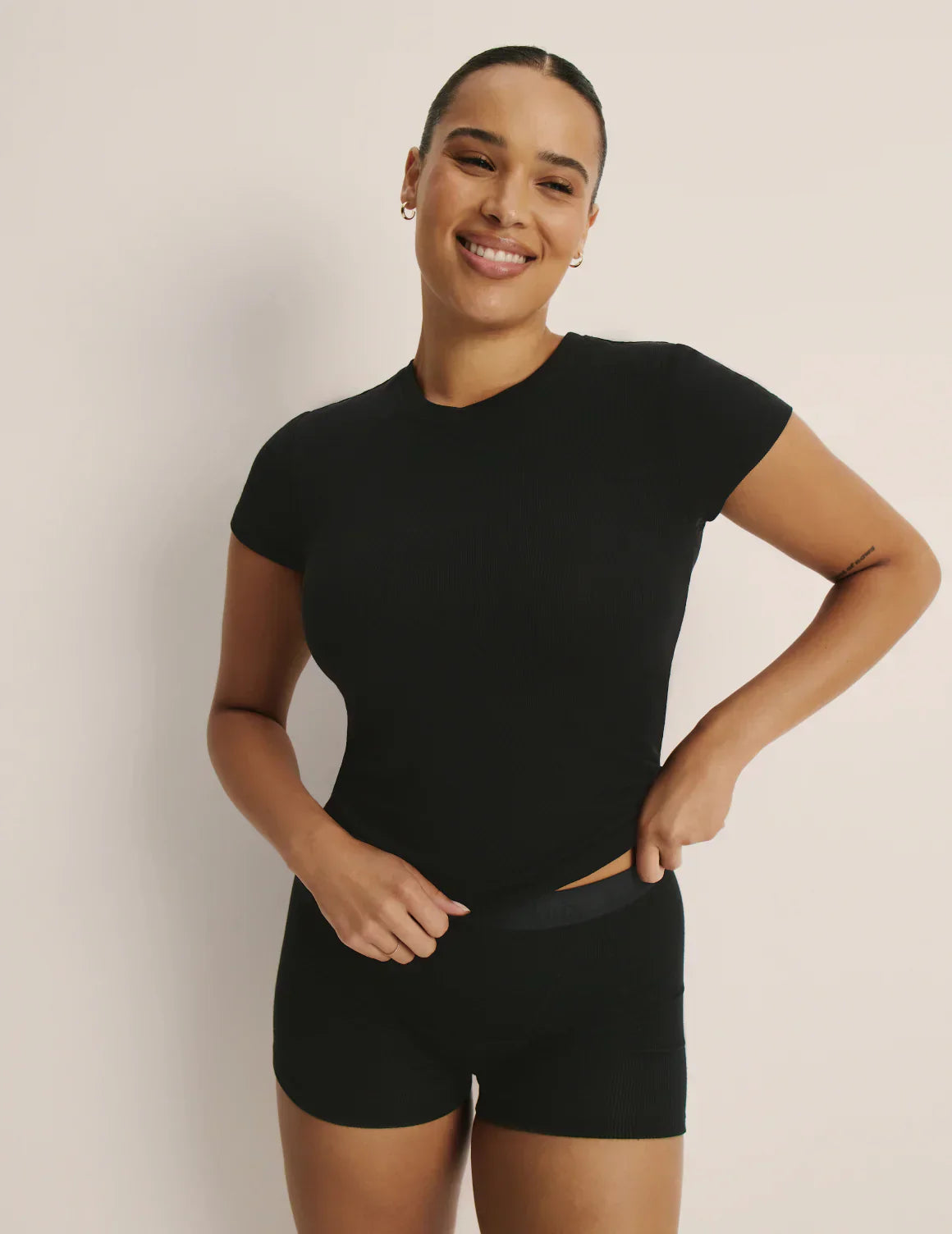 Modal Rib T-Shirt - Last Call