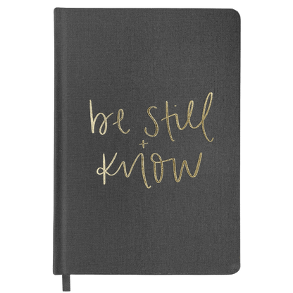 Be Still and Know Fabric Journal