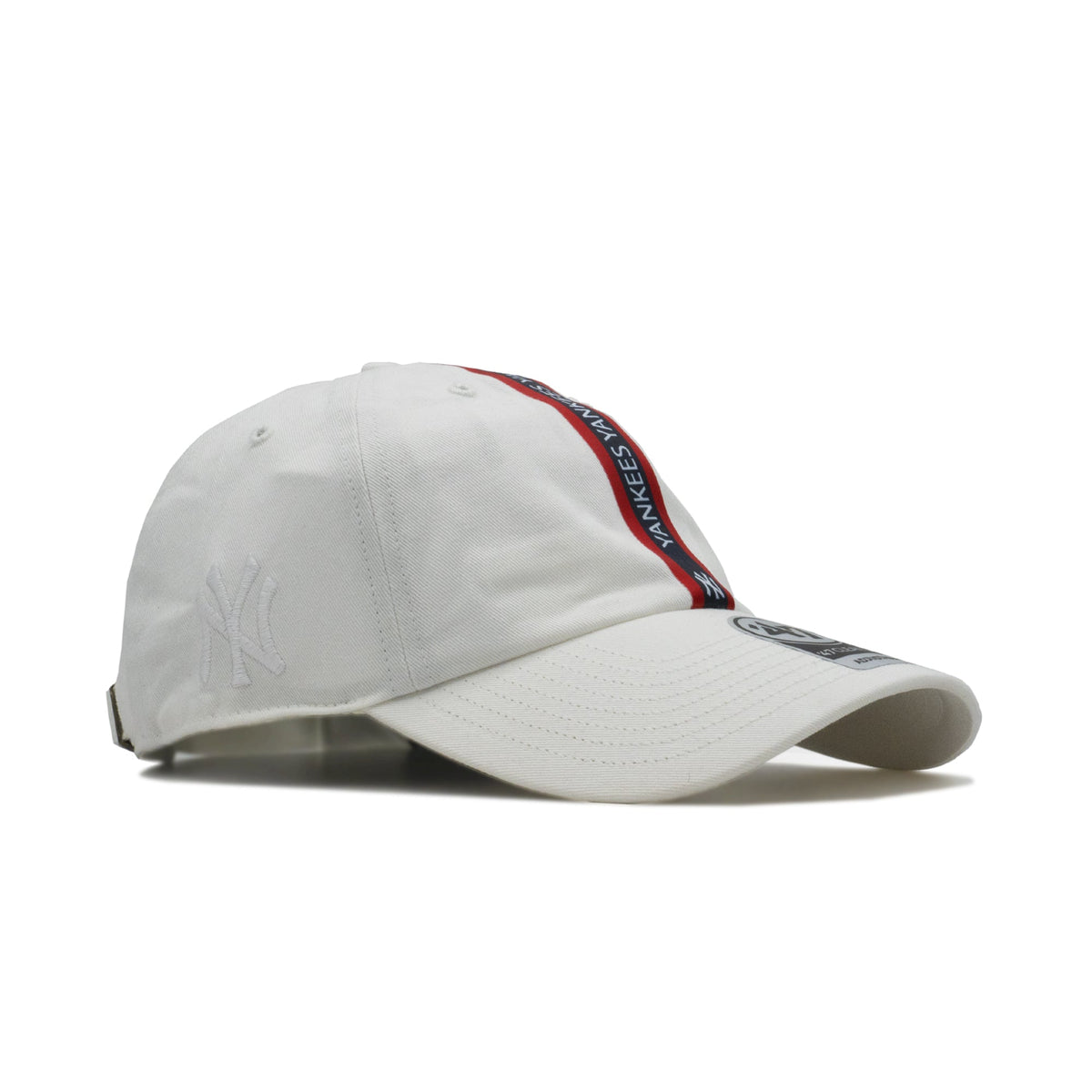 47 Brand Men's Ny Yankees Triple Stripe Clean Up Strapback Cap