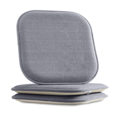 Elegant Comfort 2 Pack Textured Chair Cushion Covers - Skid-Proof Rubber Backing