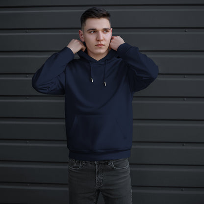 Elegant Comfort Men Casual Cotton Hoodie