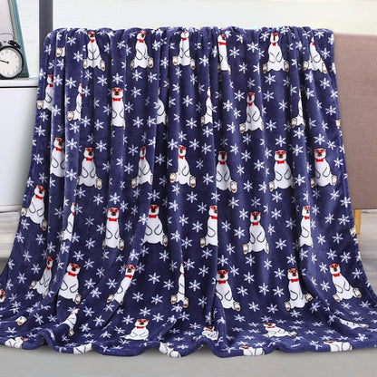Elegant Comfort 50" x 60" Holiday Velvet Plush Blanket Throw - 50 x 60 inches