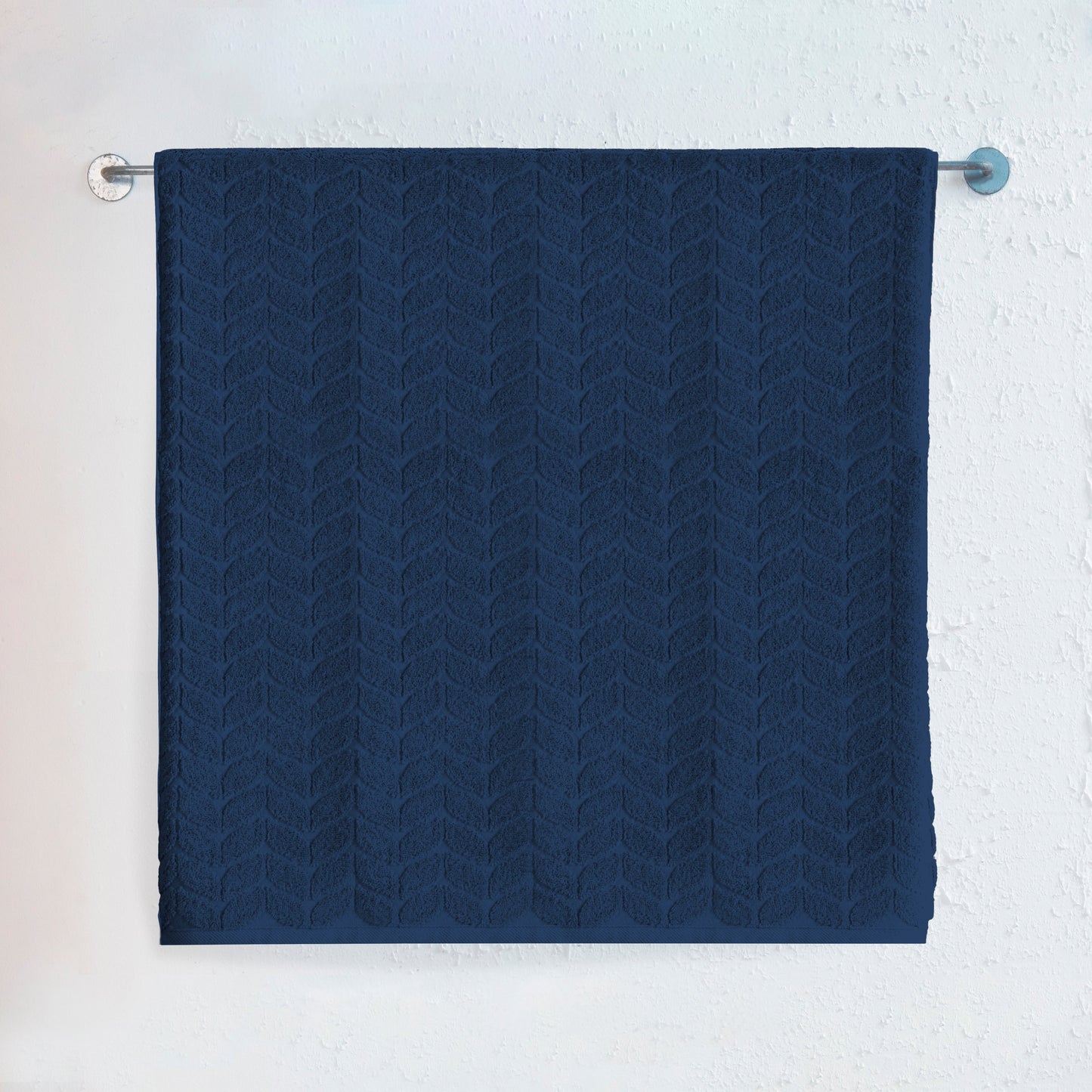 Elegant Comfort 1-Piece Premium Turkish Cotton Braided Jumbo Towel, 35x 70 inch