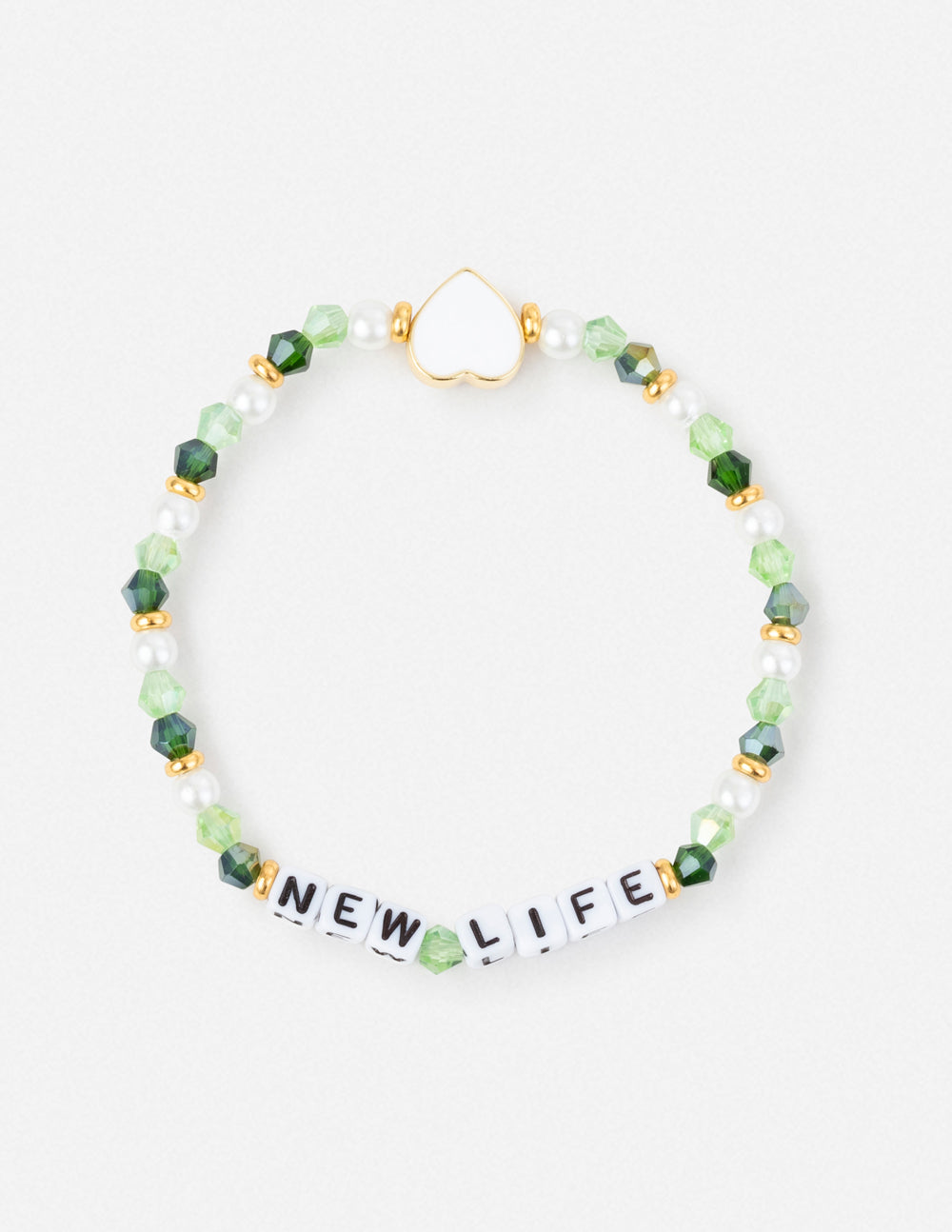 Elevated Faith New Life Letter Bracelet
