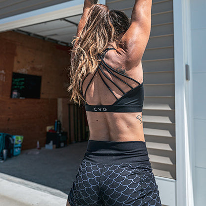Constantly Varied Gear Butterfly Back Bra - All Black