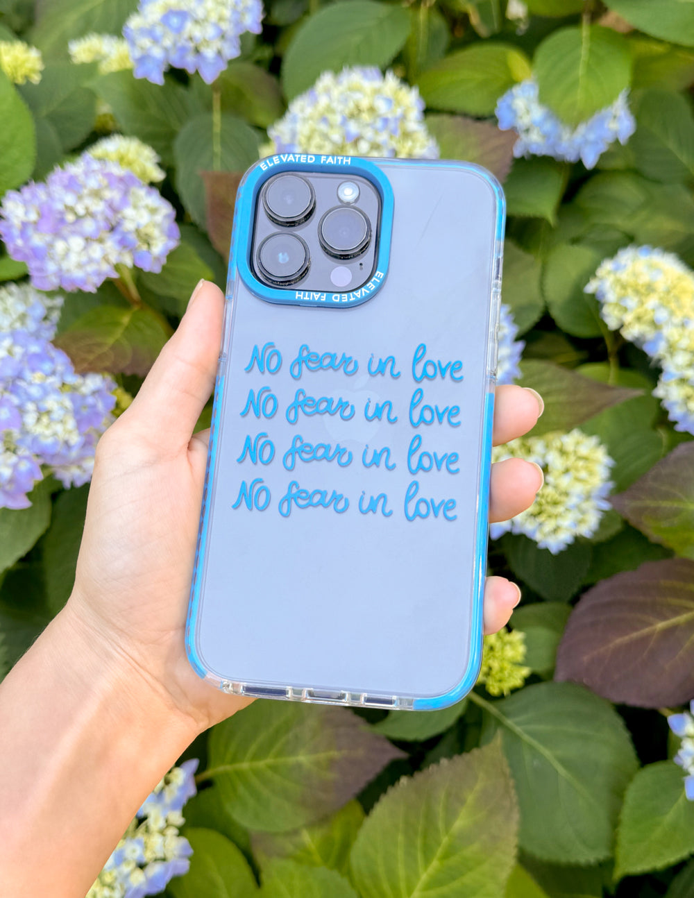 Elevated Faith No Fear in Love Phone Case