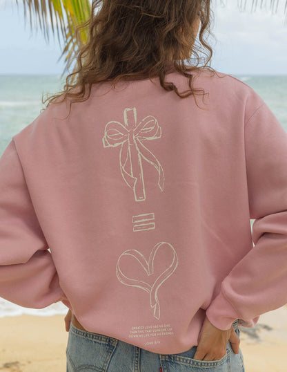 Elevated Faith No Greater Love Unisex Crewneck