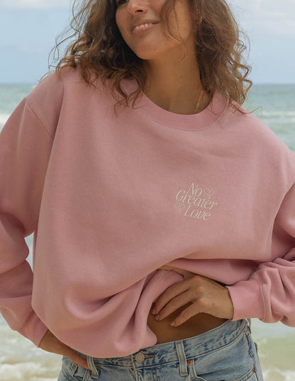 Elevated Faith No Greater Love Unisex Crewneck