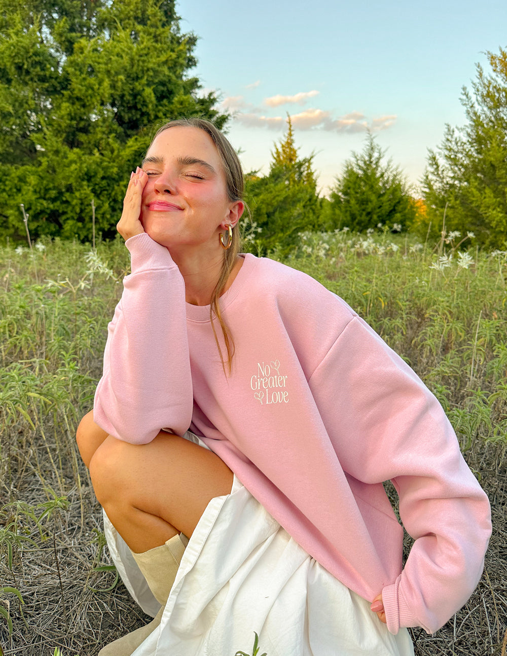 Elevated Faith No Greater Love Unisex Crewneck