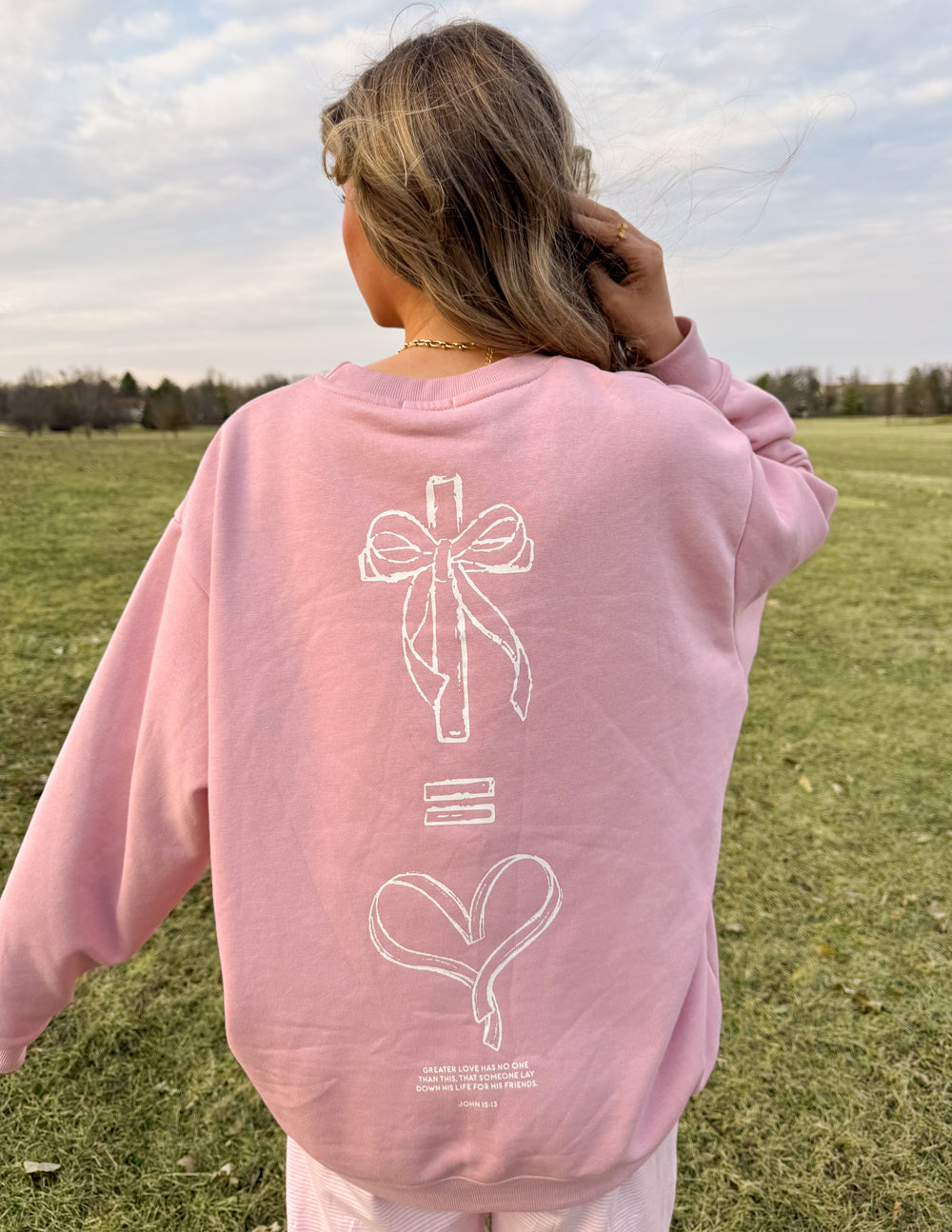 Elevated Faith No Greater Love Unisex Crewneck