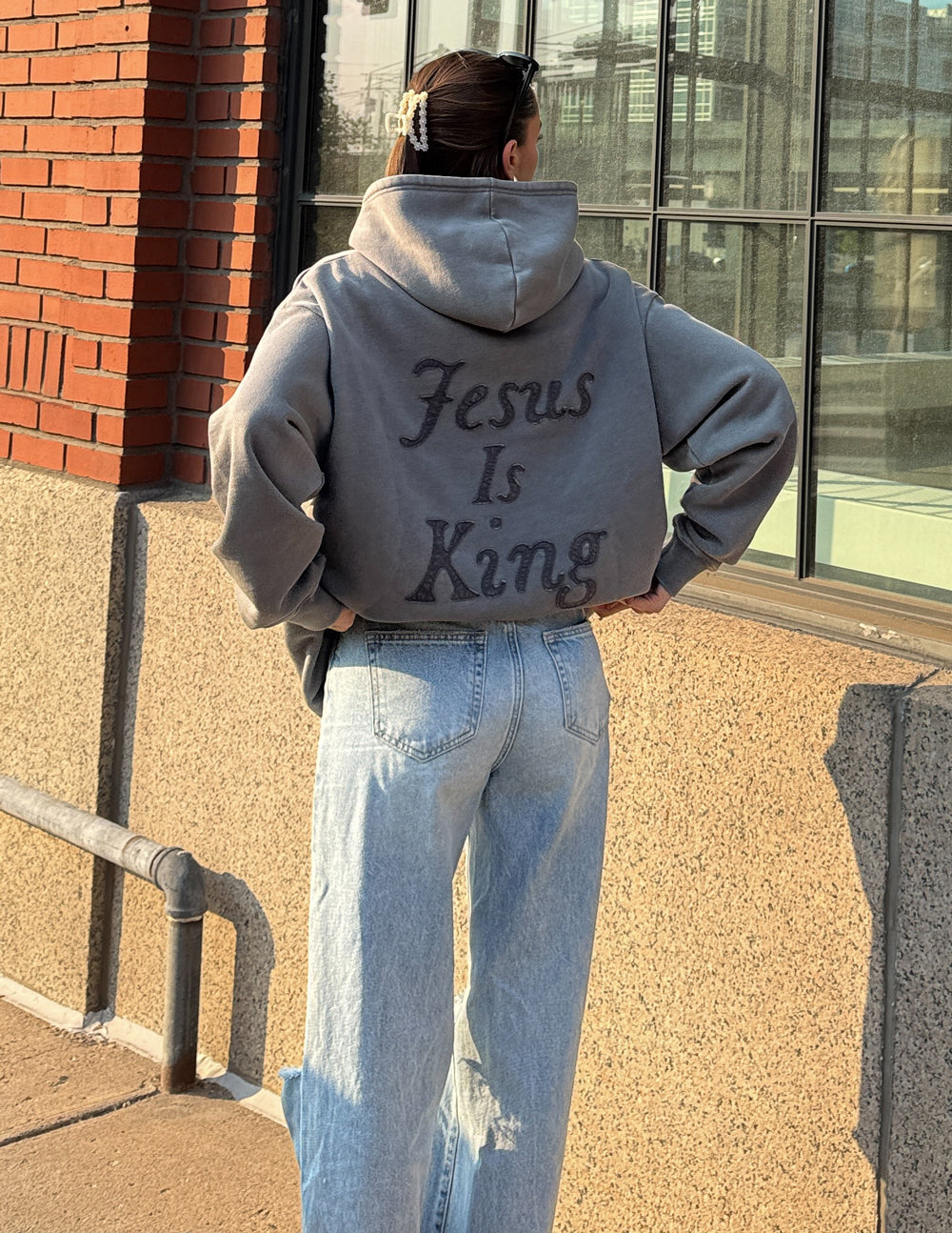 Elevated Faith Not Sorry Jesus Is King Unisex Hoodie