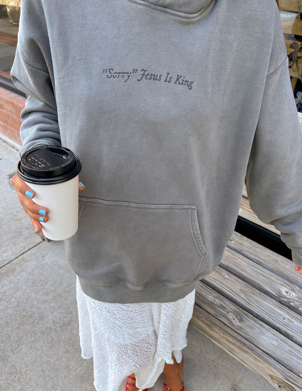 Elevated Faith Not Sorry Jesus Is King Unisex Hoodie