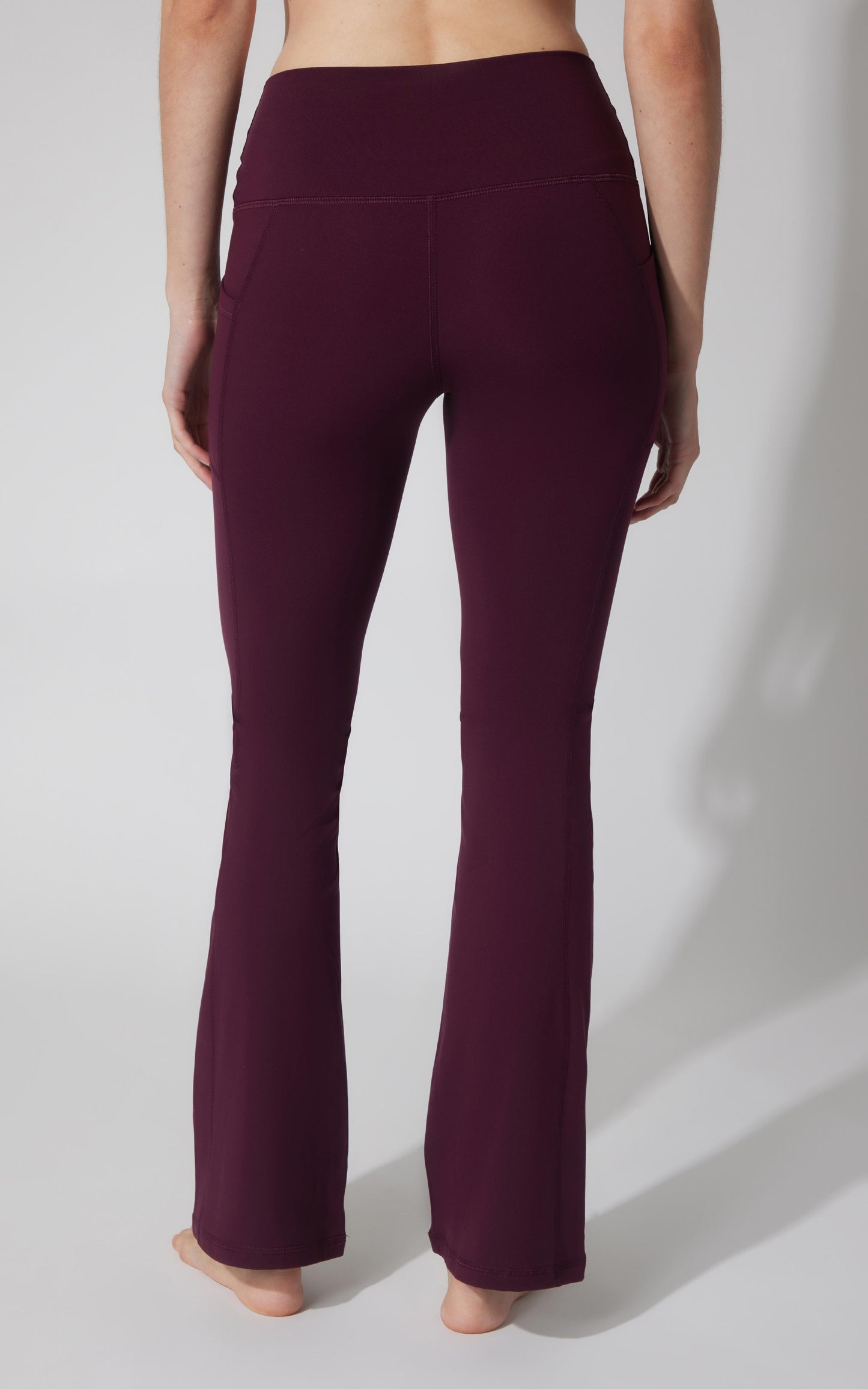 90 Degree by Reflex Polarlux Tribeca Elastic Free Full Length Side Pocket Flare Leg Pant