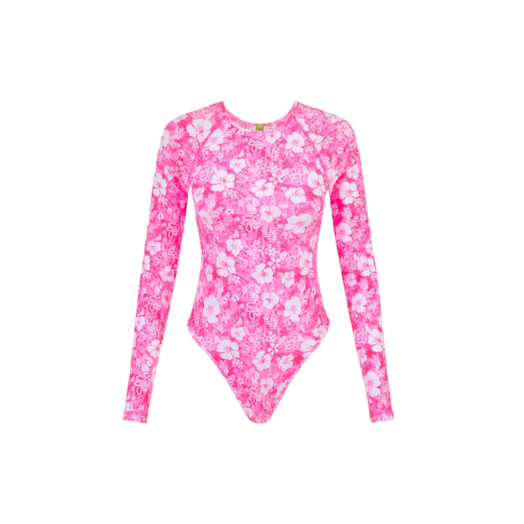 Kulani Kinis Long Sleeve Surf Suit - Island Blush - FINAL SALE