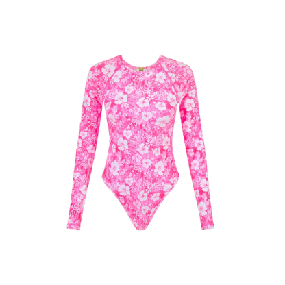 Kulani Kinis Long Sleeve Surf Suit - Island Blush - FINAL SALE