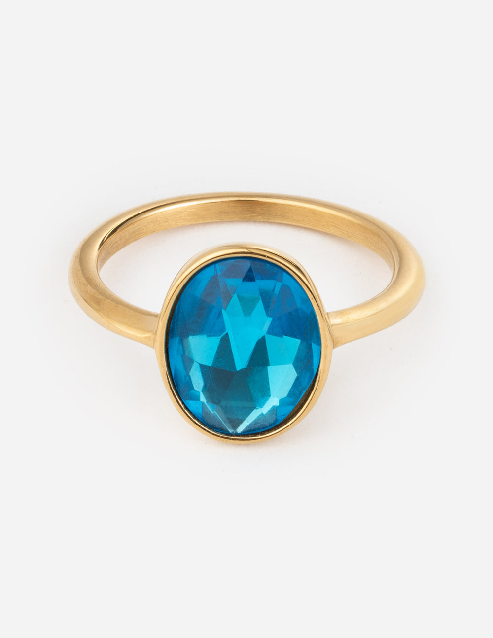 Elevated Faith Ocean Blue Gemstone Ring