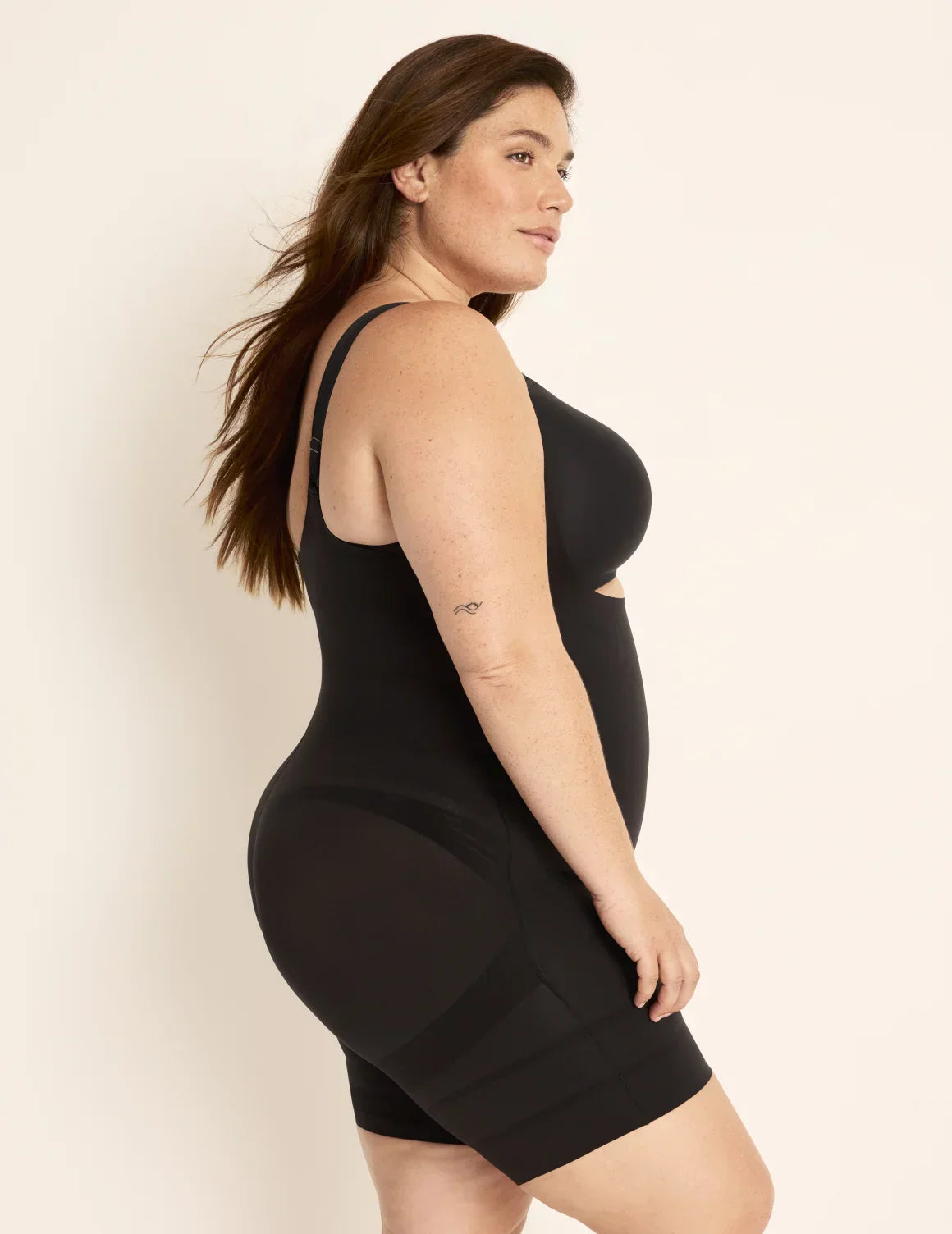 Customizable Open Bust Shaper Bodysuit