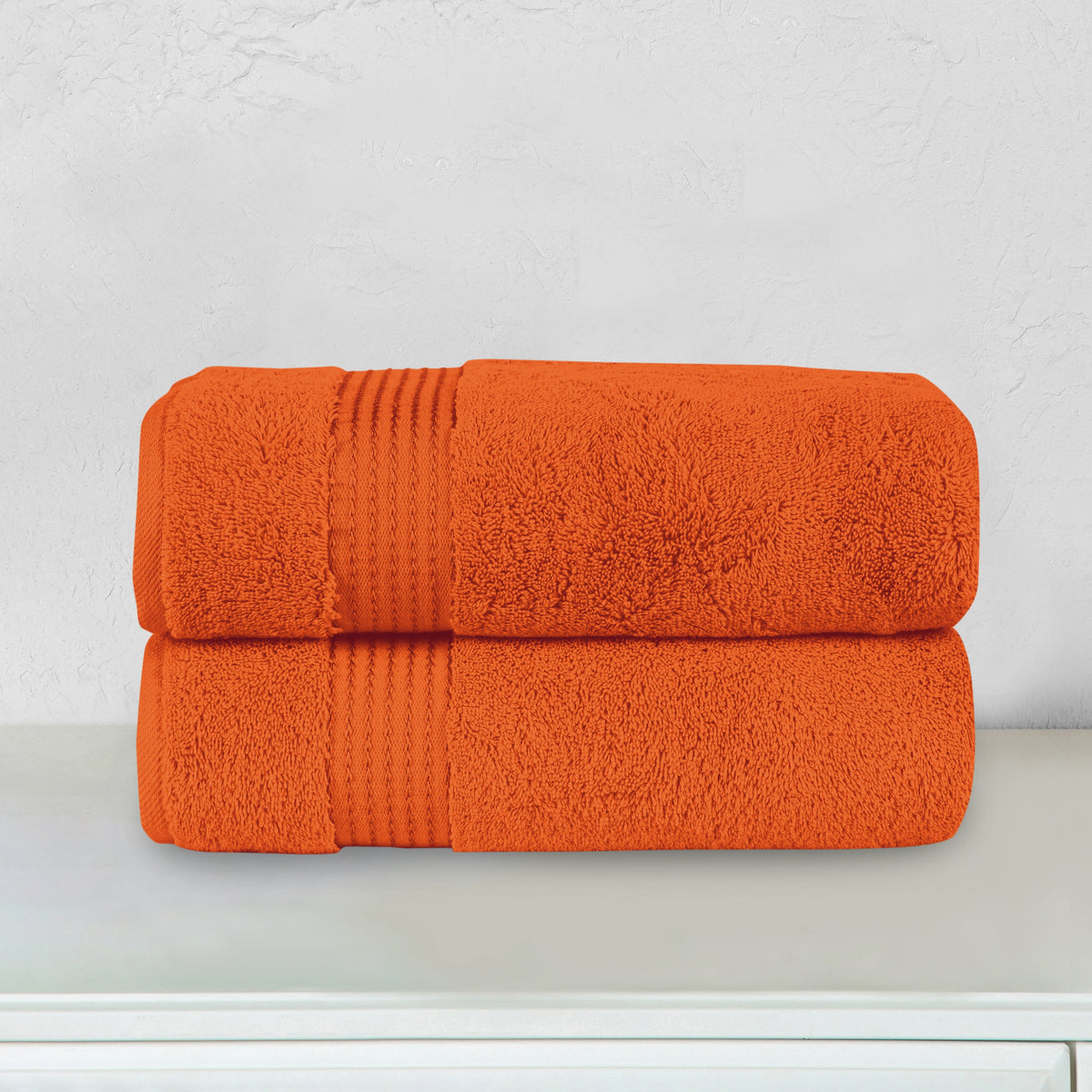 Elegant Comfort 2 Pack Premium Turkish Cotton Bath Towel Set, 27 x 54 inch