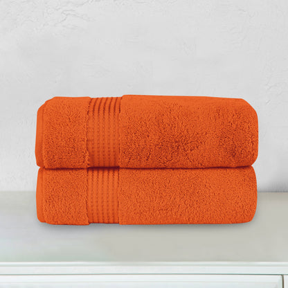 Elegant Comfort 2 Pack Premium Turkish Cotton Bath Towel Set, 27 x 54 inch