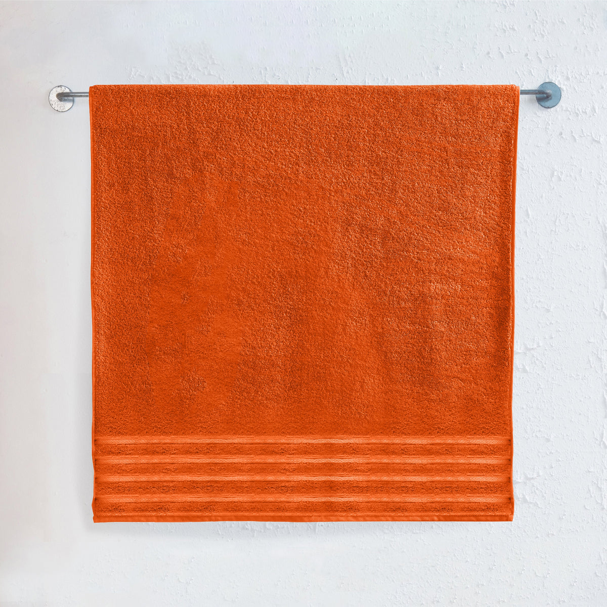 Elegant Comfort 1-Piece Premium Turkish Cotton 4 Lines Stripe Jumbo Towel, 35x 70 inch