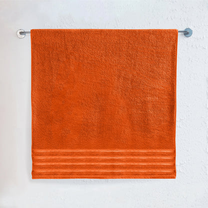 Elegant Comfort 1-Piece Premium Turkish Cotton 4 Lines Stripe Jumbo Towel, 35x 70 inch