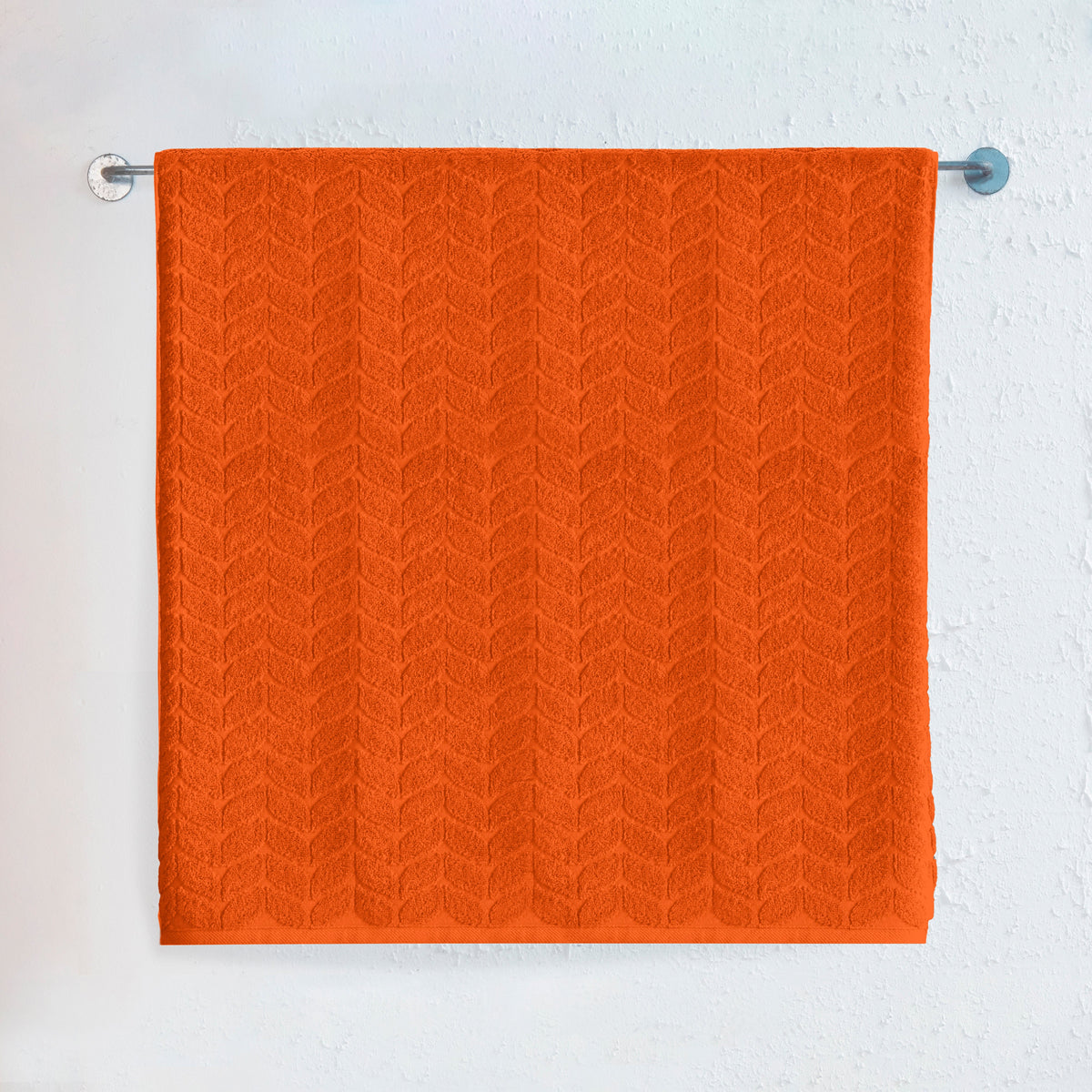 Elegant Comfort 1-Piece Premium Turkish Cotton Braided Jumbo Towel, 35x 70 inch